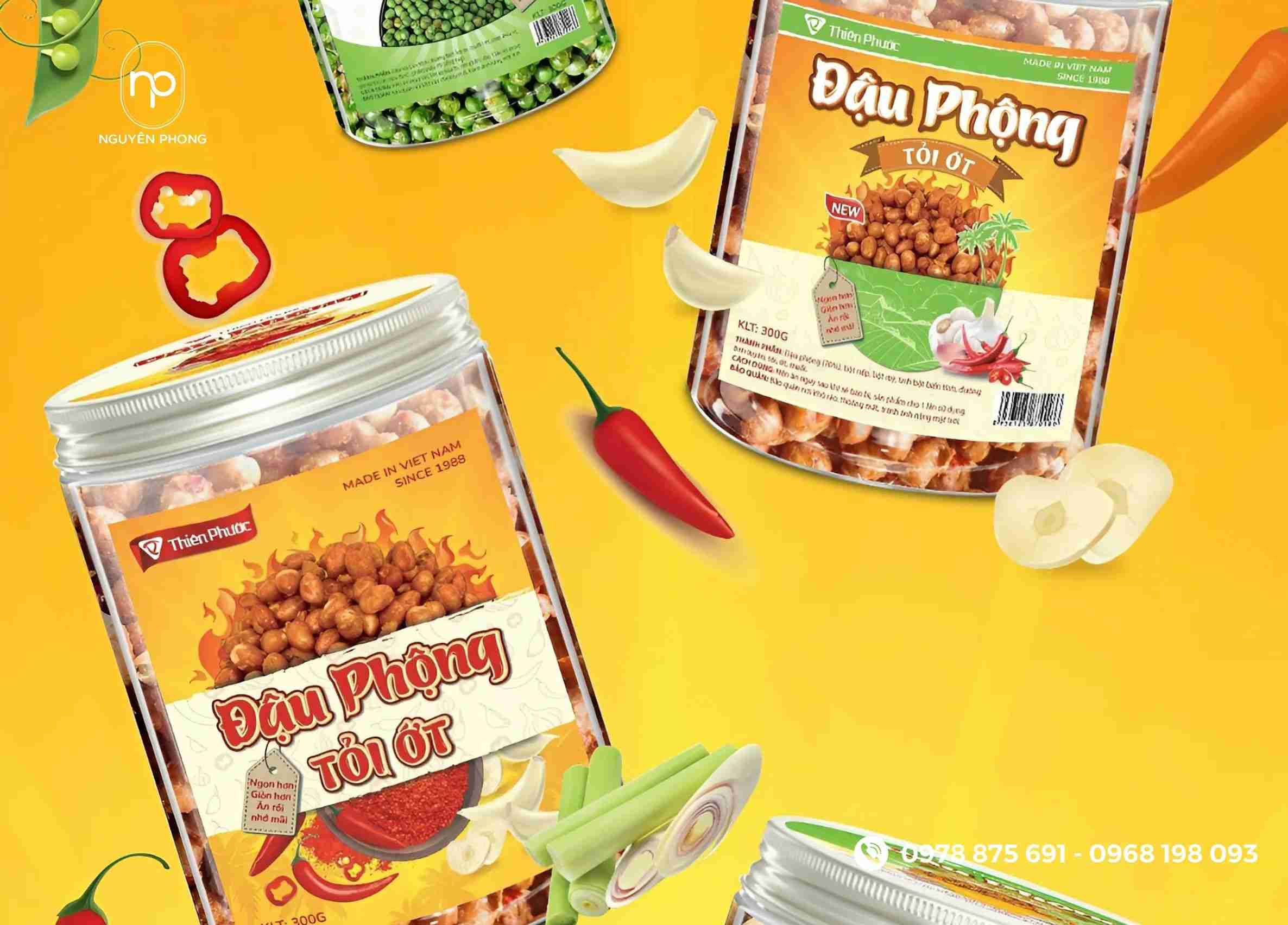In tem nhãn đậu phộng: Tạo ấn tượng từ những chi tiết nhỏ nhất
